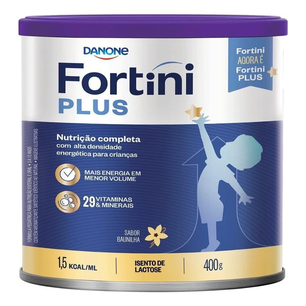FóRMULA INFANTIL FORTINI PLUS BAUNILHA 400G