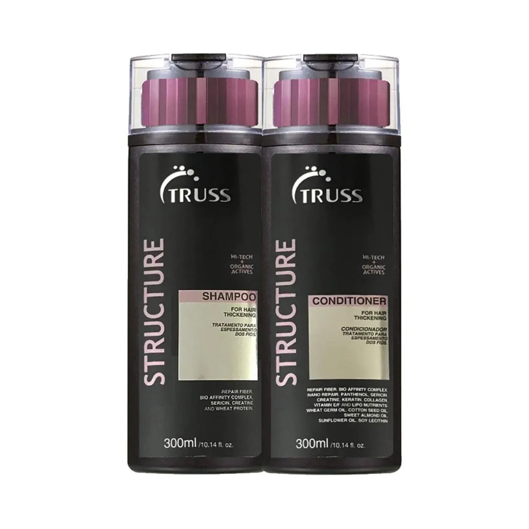 KIT TRUSS STRUCTURE SHAMPOO 300ML + CONDICIONADOR 300ML