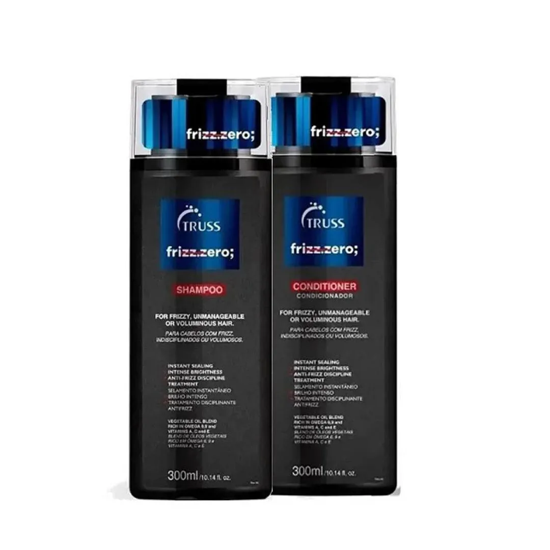 KIT TRUSS FRIZZ ZERO SHAMPOO 300ML + CONDICIONADOR 300ML