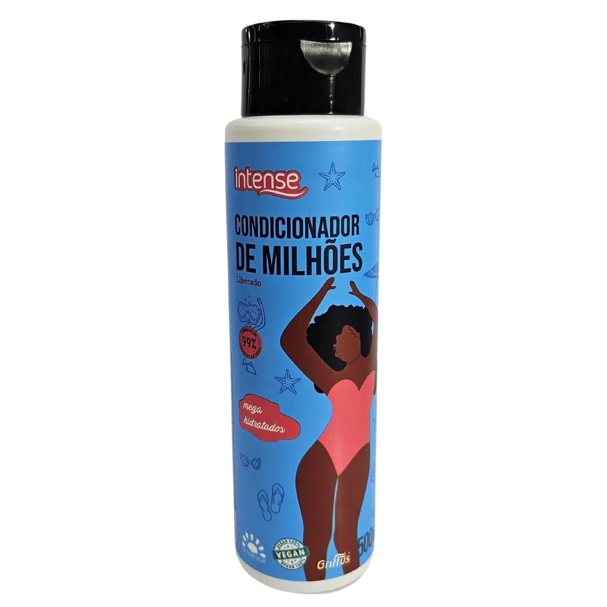 CONDICIONADOR DE MILHõES MEGA HIDRATADOS VEGANO INTENSE GRIFFUS 500ML