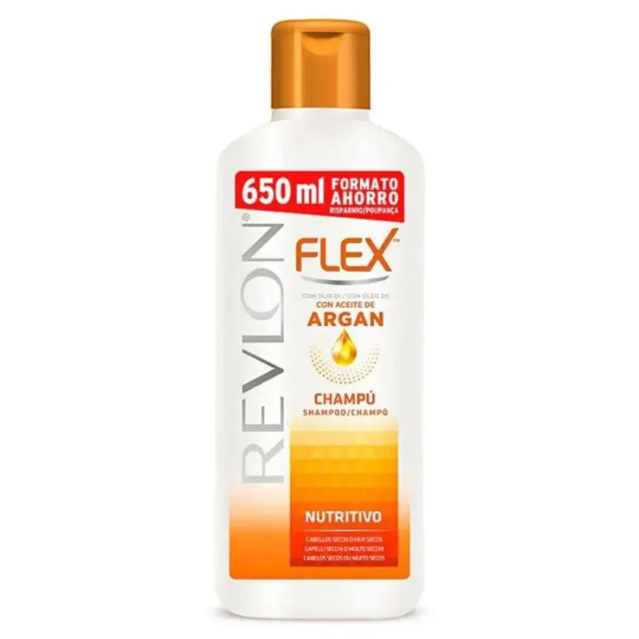 SHAMPOO REVLON FLEX ÓLEO DE ARGAN NUTRITIVO 650ML