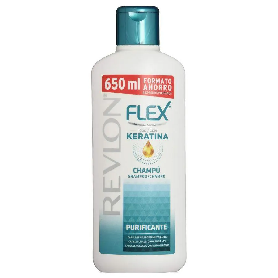 SHAMPOO REVLON FLEX KERATINA PURIFICANTE 650ML
