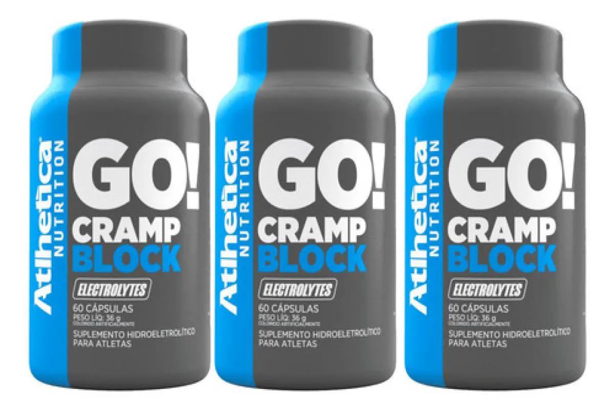 KIT 3 GRAMP BLOCK ANTI CAIBRAS 60 CAPSULAS ATLHETICA NUTRI