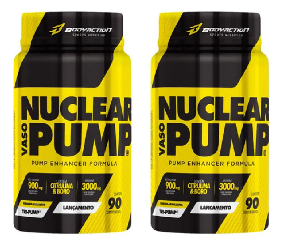 KIT 2 NUCLEAR VASO PUMP ARGININA BORO CITRULINA BETA ALANINA