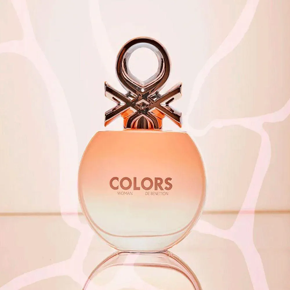 BENETTON COLORS WOMAN ROSE EAU DE TOILETTE - PERFUME FEMININO 50ML