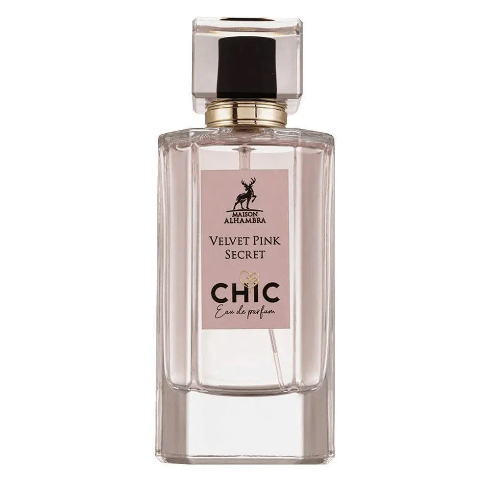 MAISON ALHAMBRA CHIC VELVET PINK SECRET EAU DE PARFUM - PERFUME FEMININO 100ML