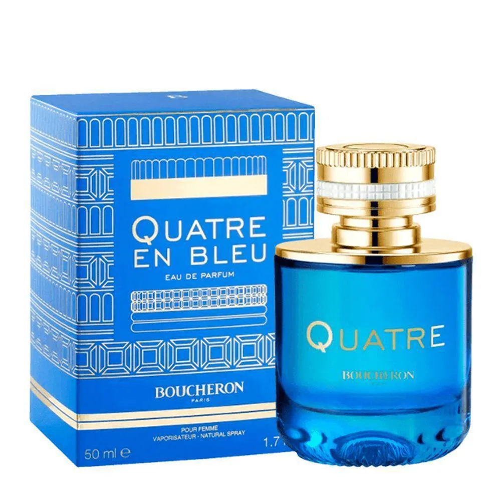BOUCHERON QUATRE EN BLEU EAU DE PARFUM - PERFUME FEMININO 50ML