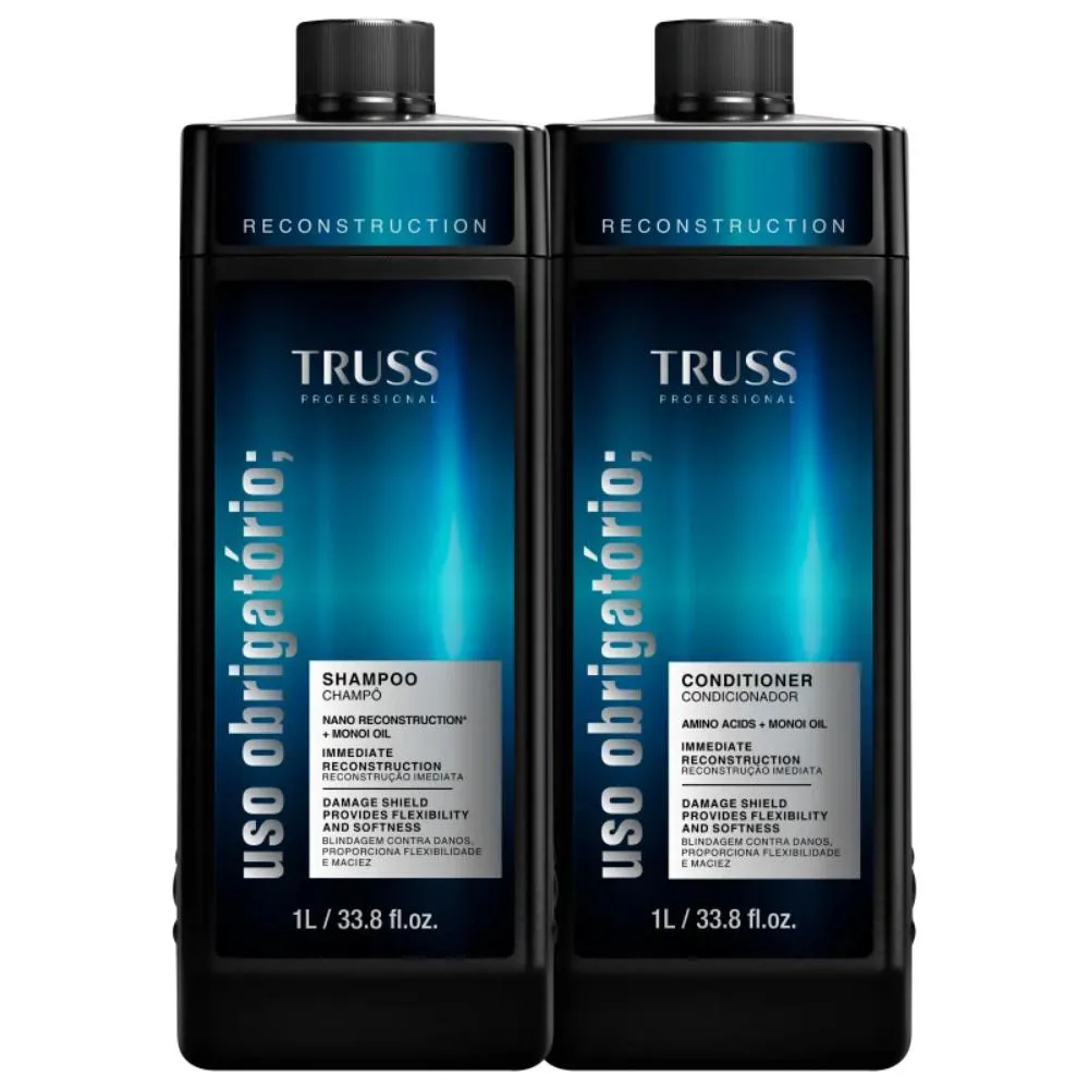 COMBO TRUSS USO OBRIGATóRIO RECONSTRUCTION DUO SALON (2 PRODUTOS)