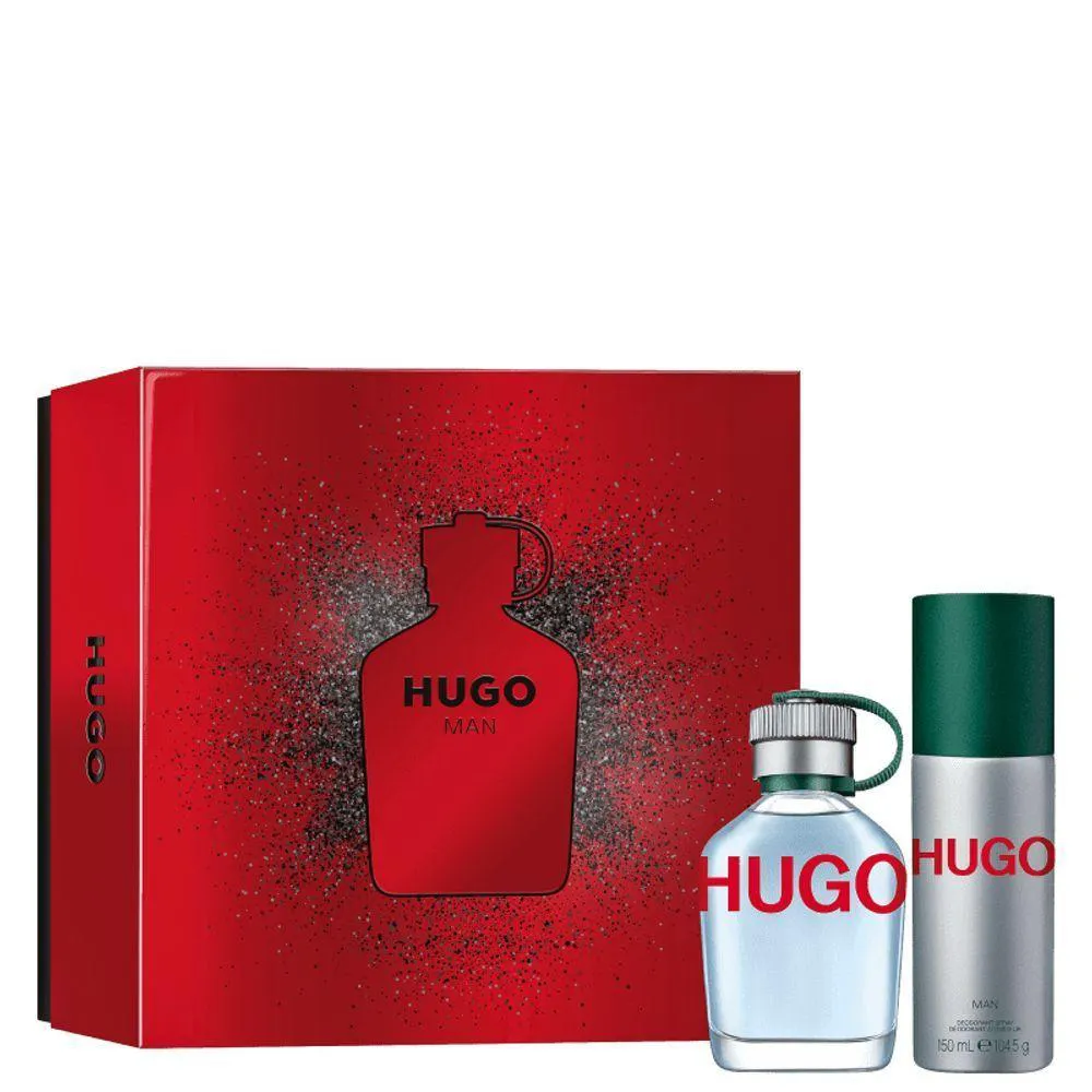 KIT HUGO BOSS HUGO MAN - EAU DE TOILETTE 75ML + DESODORANTE 150ML