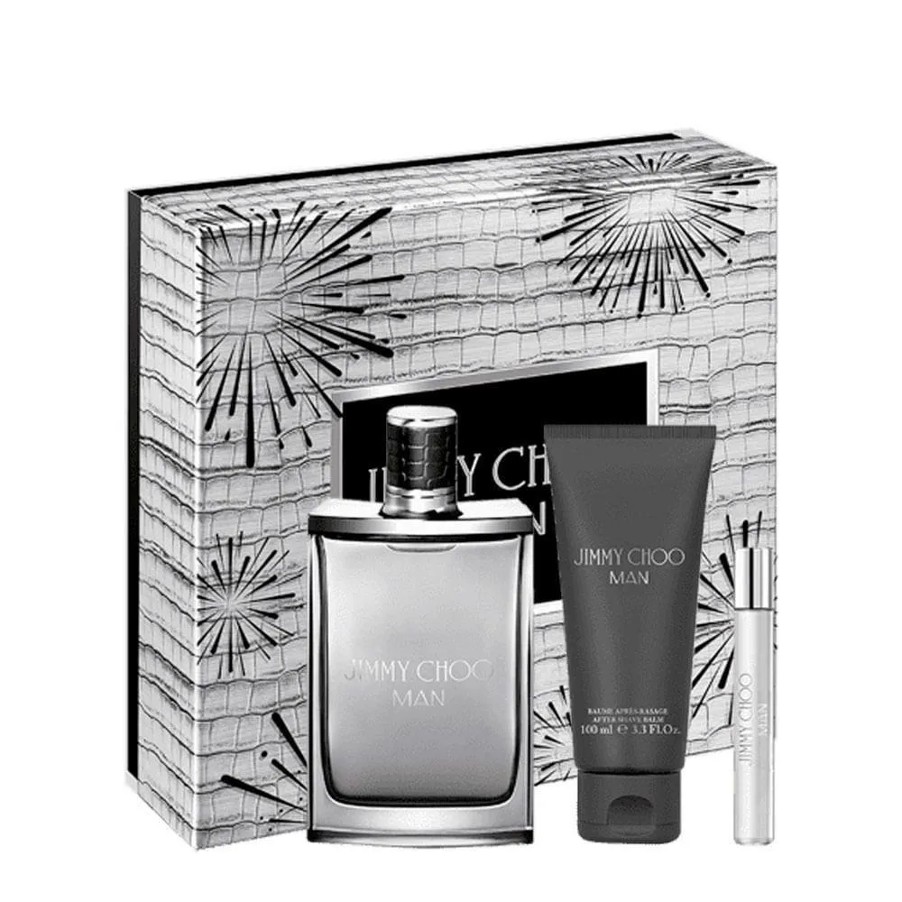 KIT JIMMY CHOO MAN MASCULINO - EAU DE TOILETTE 100ML + EAU DE TOILETTE 7,5ML + SABONETE 100ML
