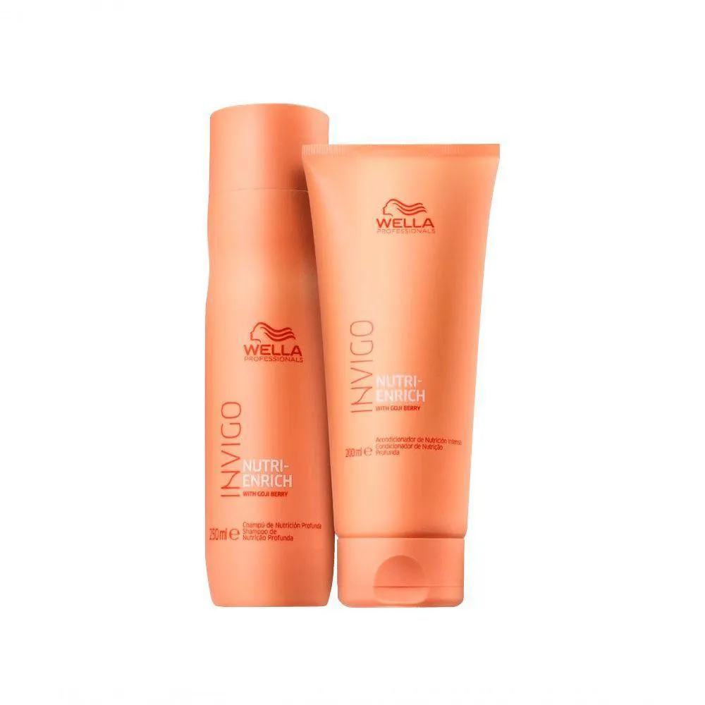 KIT WELLA INVIGO NUTRI-ENRICH - SHAMPOO 250ML + CONDICIONADOR 200ML