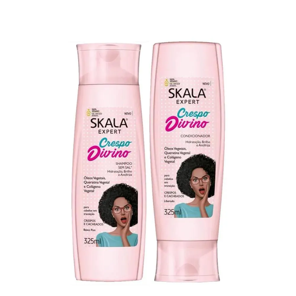 KIT SHAMPOO + CONDICIONADOR CRESPO DIVINO - SKALA EXPERT