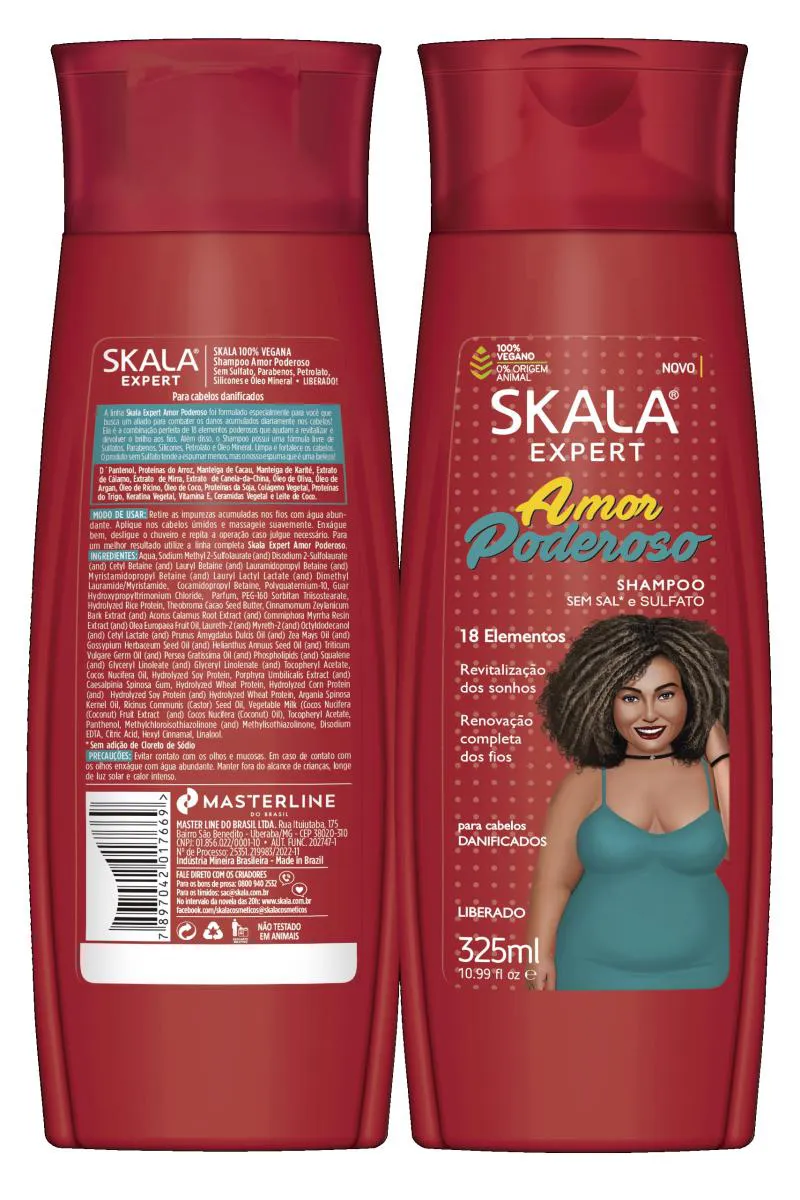 KIT SHAMPOO + CONDICIONADOR AMOR PODEROSO - SKALA EXPERT