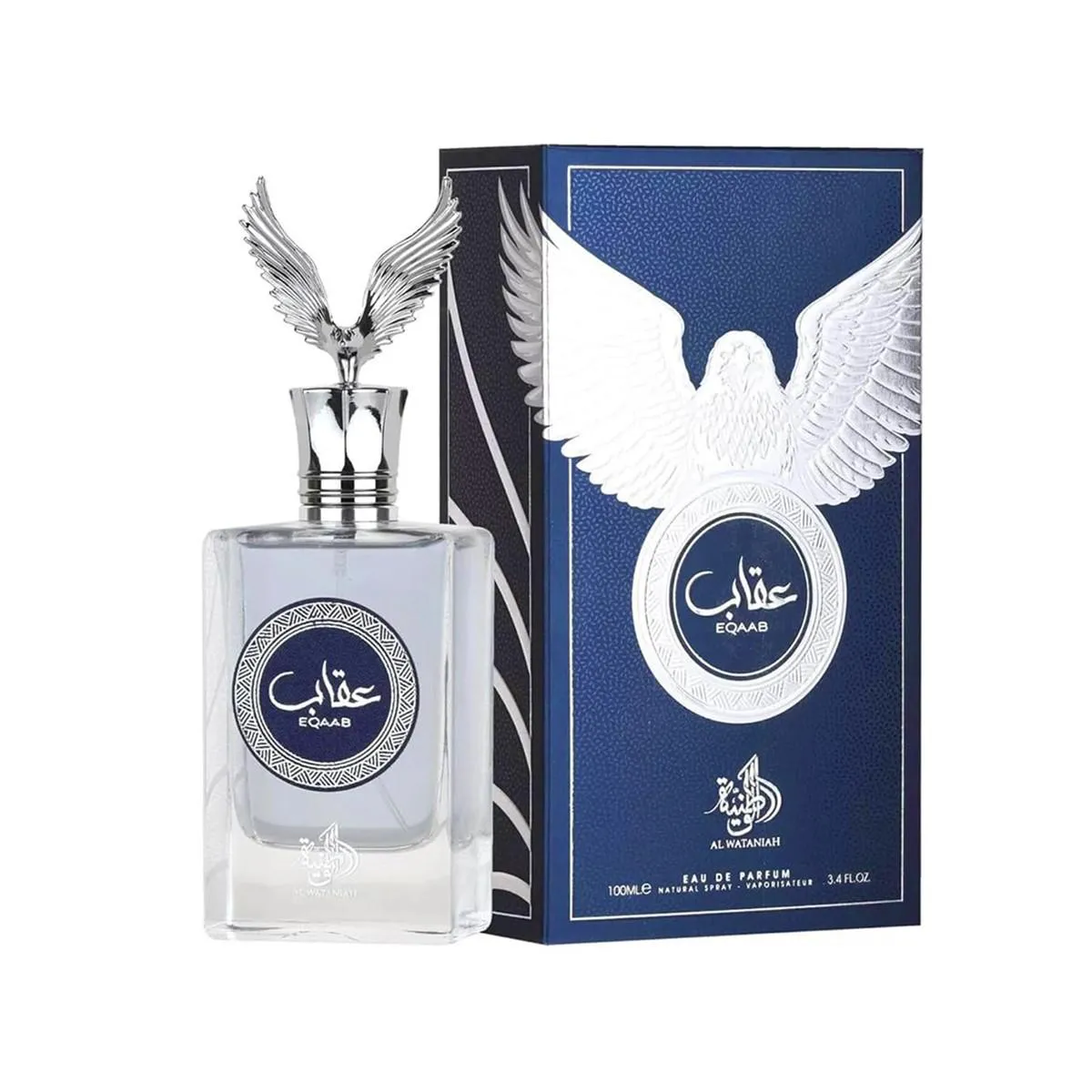 PERFUME MASCULINO ÁRABE AL WATANIAH EQAAB 100ML EAU DE PARFUM IMPORTADO - SELO ADIPEC