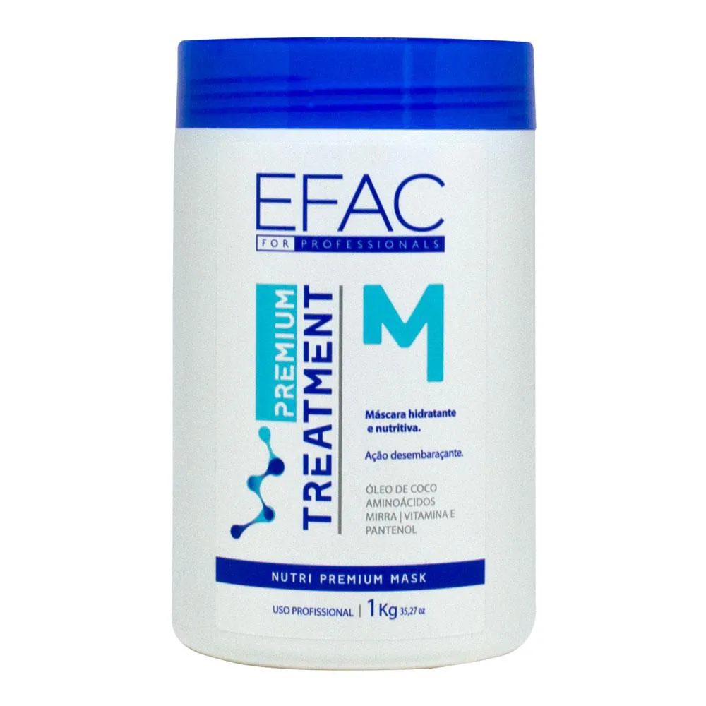 MáSCARA NUTRITIVA E HIDRATANTE PREMIUM 1KG EFAC