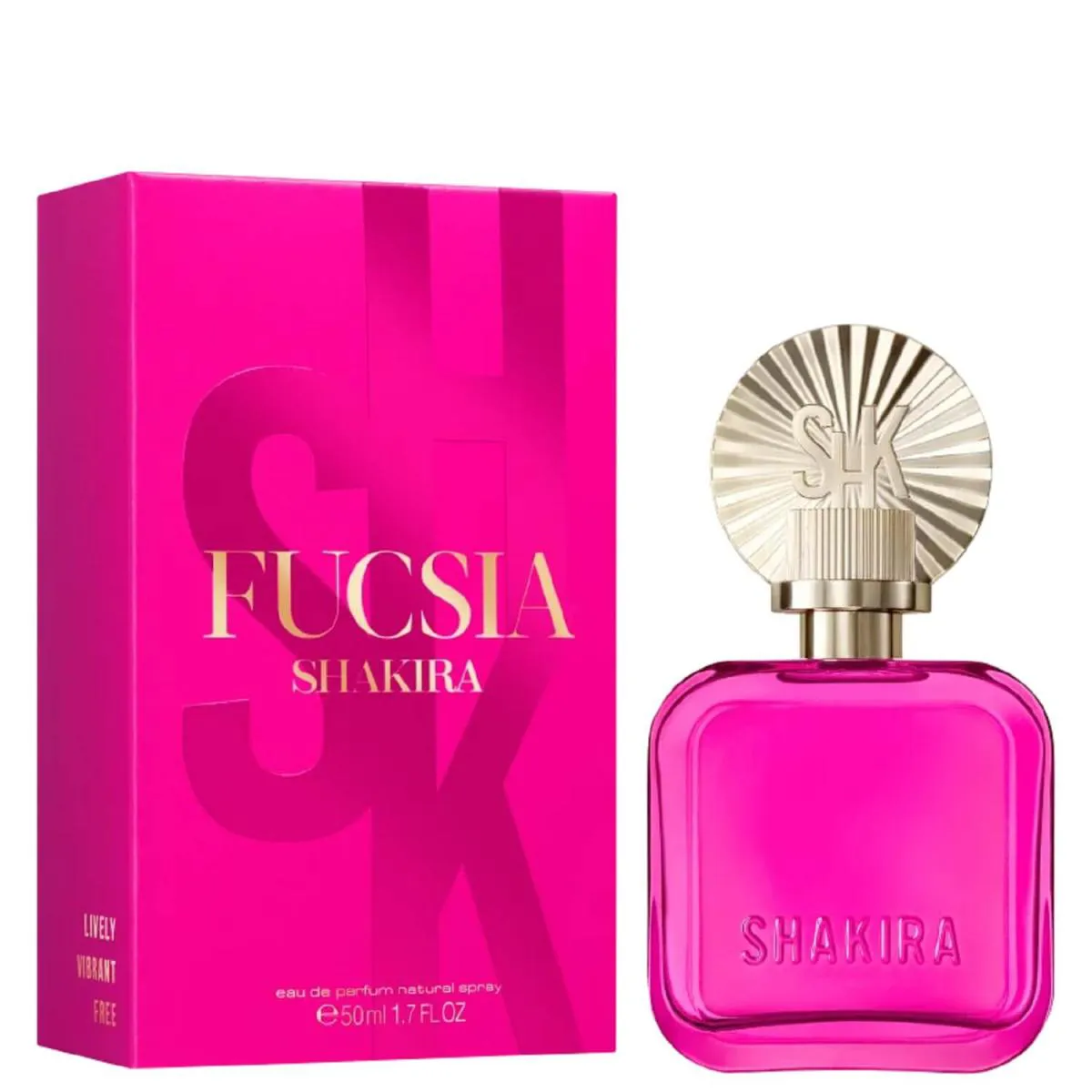 SHAKIRA FUCSIA PERFUME FEMININO - EAU DE PARFUM - 50ML
