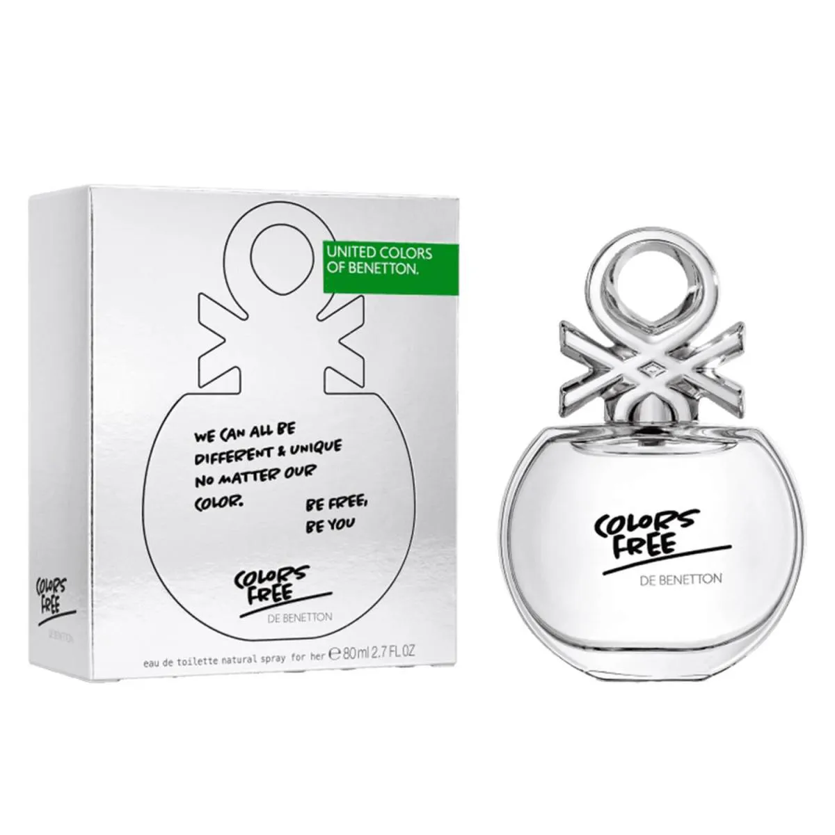 PERFUME COLORS FREE BENETTON UNITED EAU DE TOILETTE FEMININO 80ML