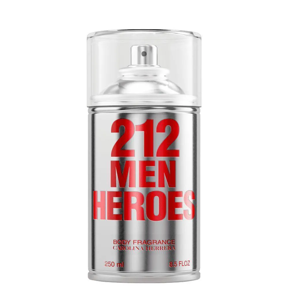 CAROLINA HERRERA 212 MEN HEROES - BODY SPRAY MASCULINO 250ML