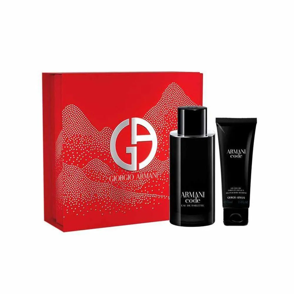 KIT GIORGIO ARMANI CODE FOR MEN - EAU DE TOILETTE 125ML + SHOWER GEL 75ML