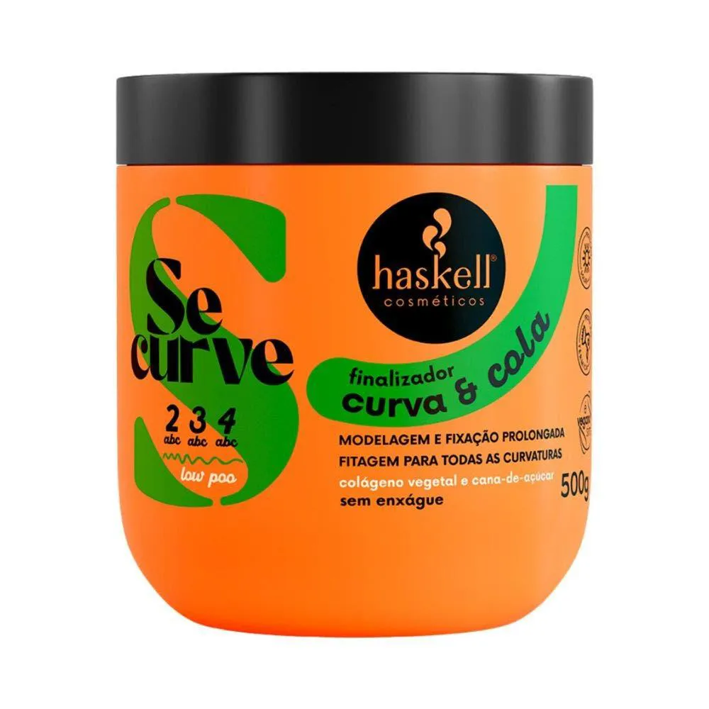 FINALIZADOR CAPILAR HASKELL CURVA E COLA SE CURVE 500G