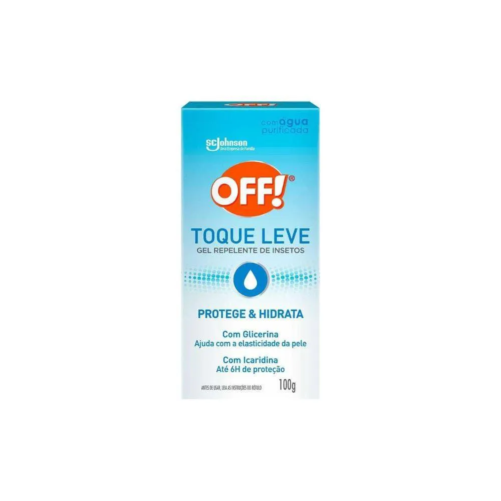 REPELENTE DE INSETOS OFF! TOQUE LEVE ICARIDINA GEL 100G