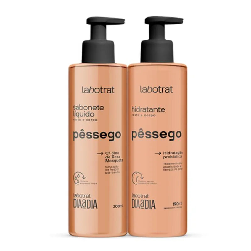 KIT DIA A DIA PêSSEGO SABO 200ML + HIDRA 190ML