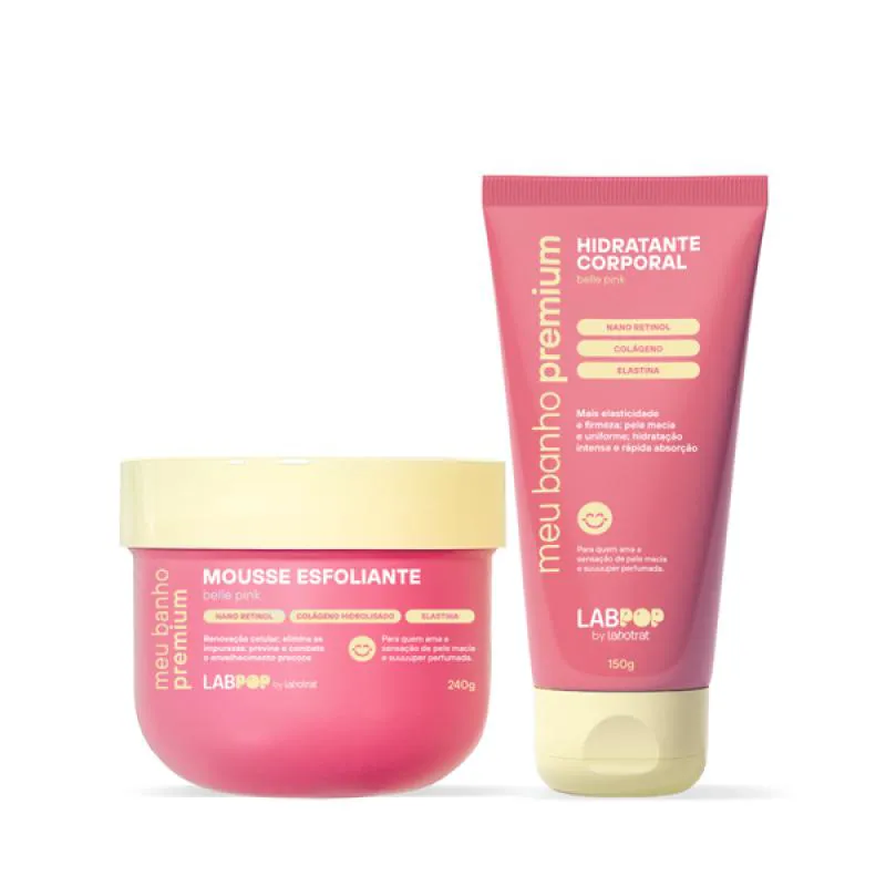 LABOTRAT LABPOP BELLE PINK ESFOLIANTE + HIDRATANTE