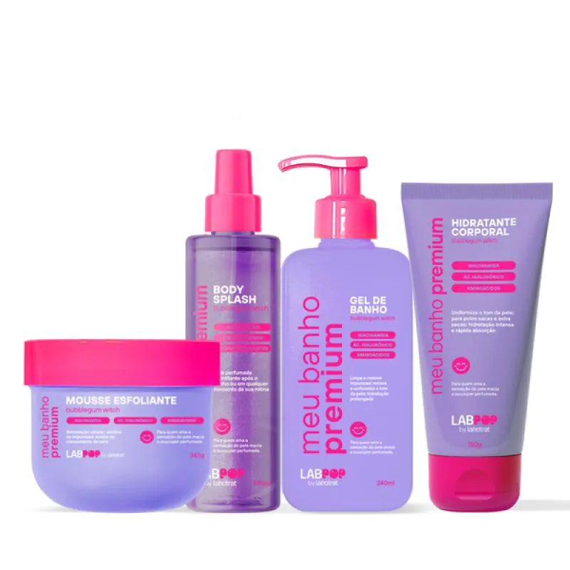 LABOTRAT LABPOP BUBBLEGUM WITCH LINHA COMPLETA 4 PRODUTOS
