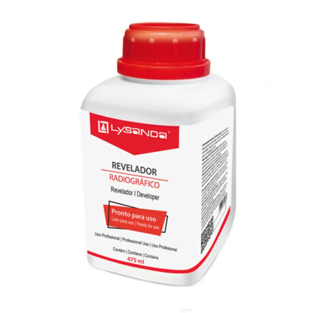 REVELADOR RADIOGRáFICO PRONTO PARA USO 475 ML LYSANDA