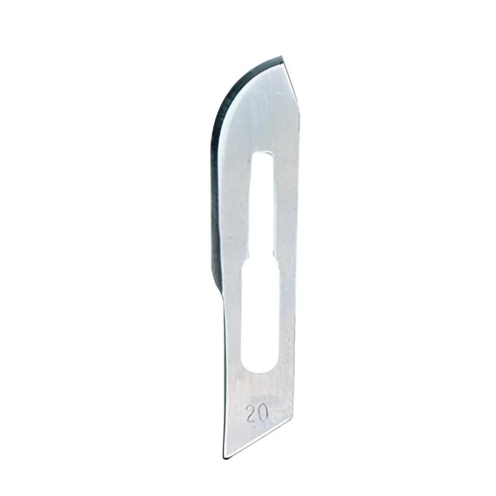LâMINA DE BISTURI DE AçO CARBONO ESTéRIL CAIXA C/100 SOLIDOR 20