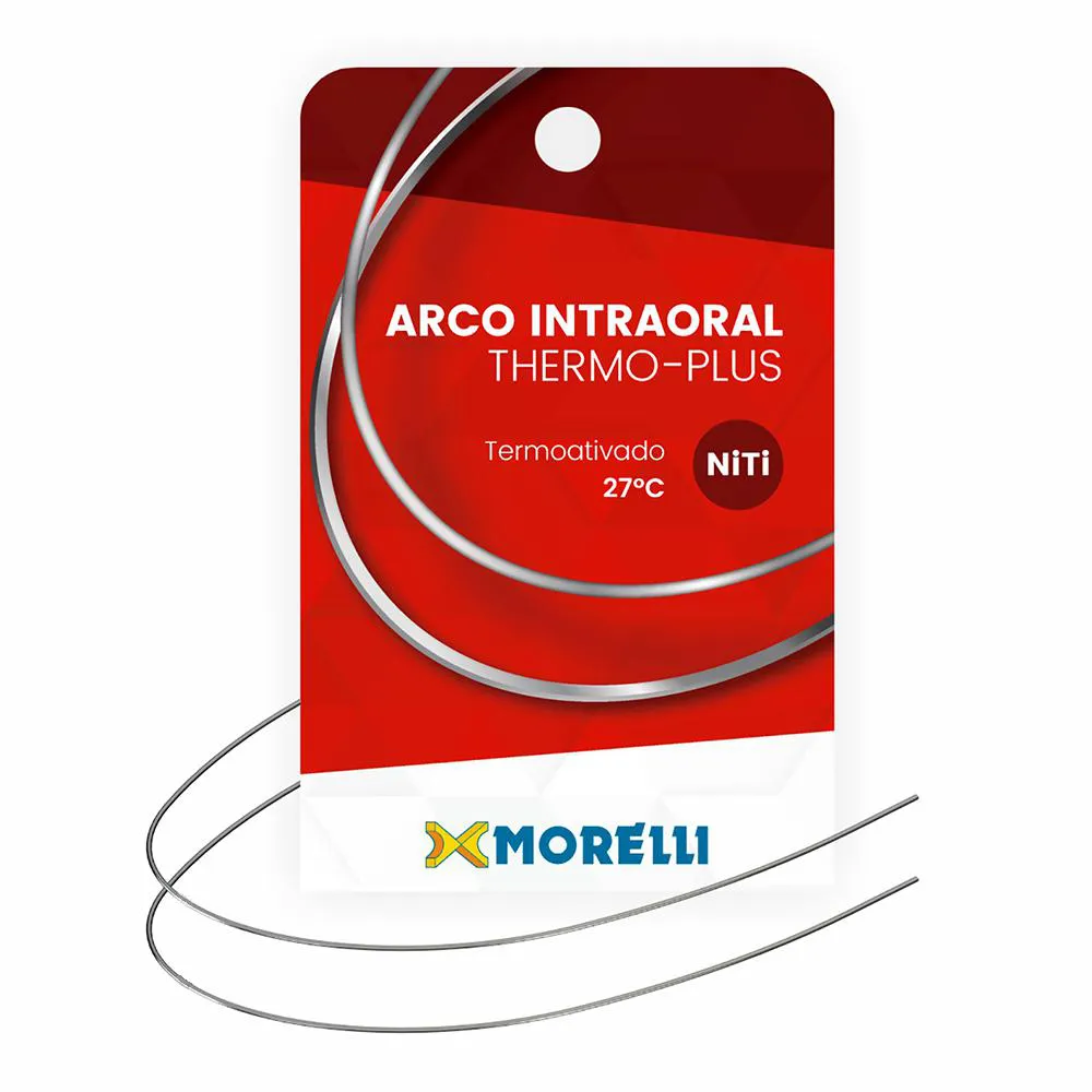 ARCO INTRAORAL THERMO PLUS NITI QUADRADO .016"X.016" MORELLI Pequeno