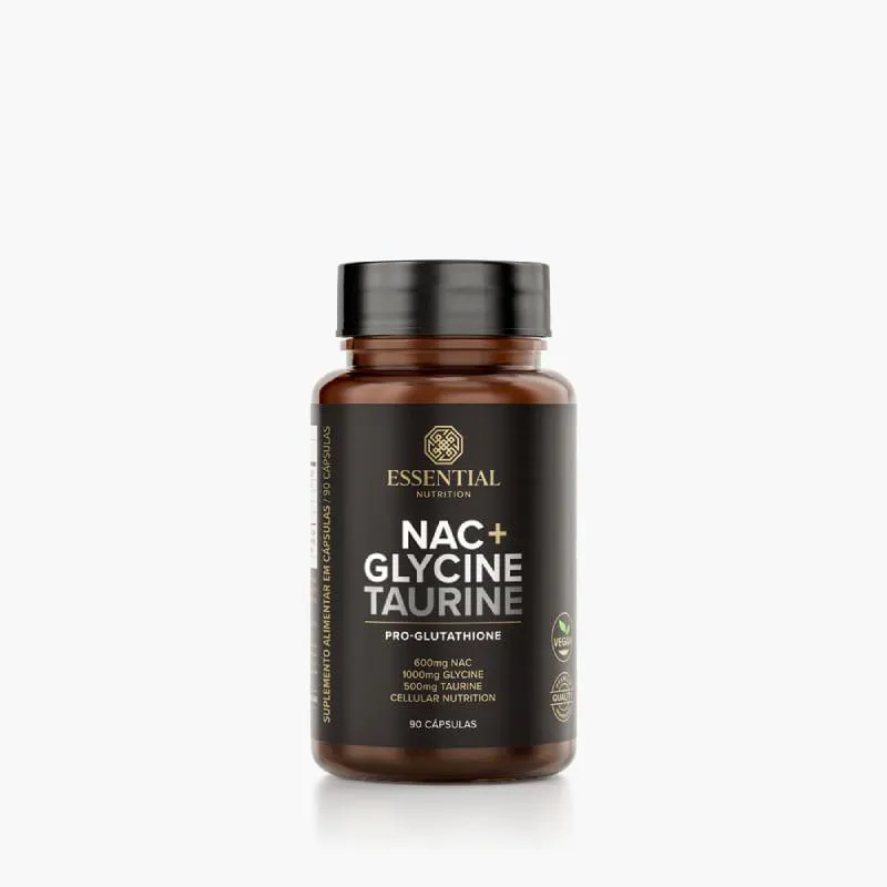 NAC GLYCINE TAURINE  ESSENTIAL NUTRITION 90CAPS