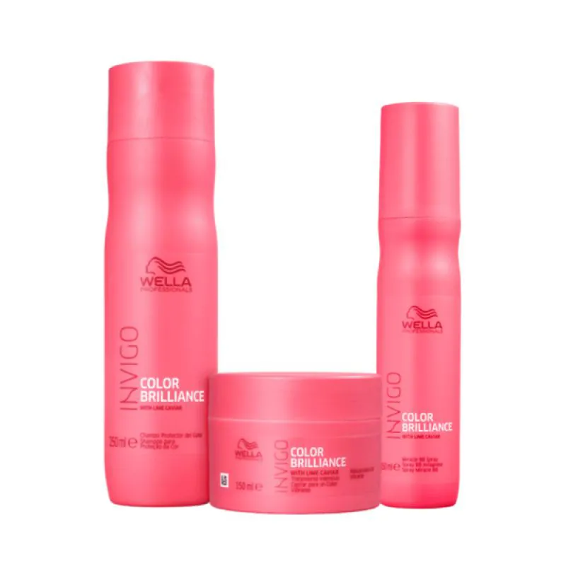 WELLA BRILLIANCE DUO TRATAMENTO + LEAVE-IN