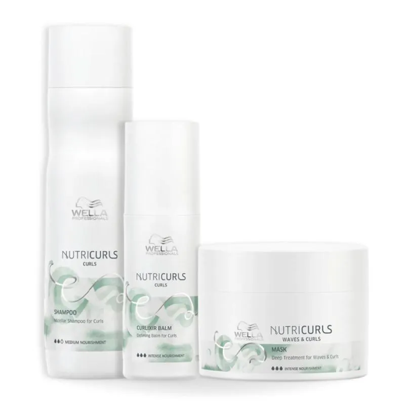 WELLA NUTRICURLS DUO TRATAMENTO HOME CARE + LEAVE-IN 150ML