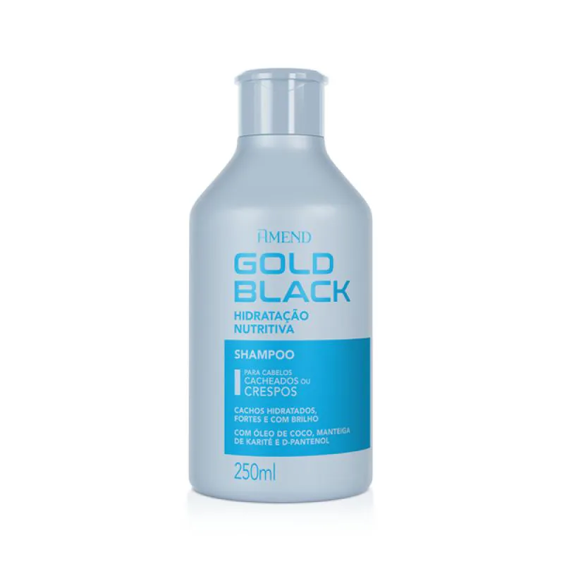 AMEND GOLD BLACK HIDRATAçãO NUTRITIVA SHAMPOO 250ML