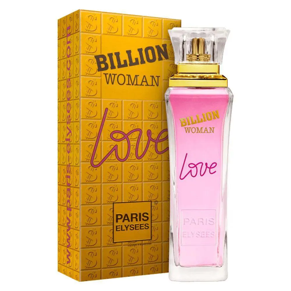 Paris Elysees Billion Woman Love Eau de Toilette - Perfume Feminino 100ml