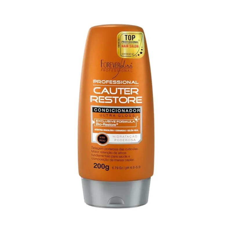 FOREVER LISS CONDICIONADOR CAUTERIZAçãO CAUTER RESTORE 200G