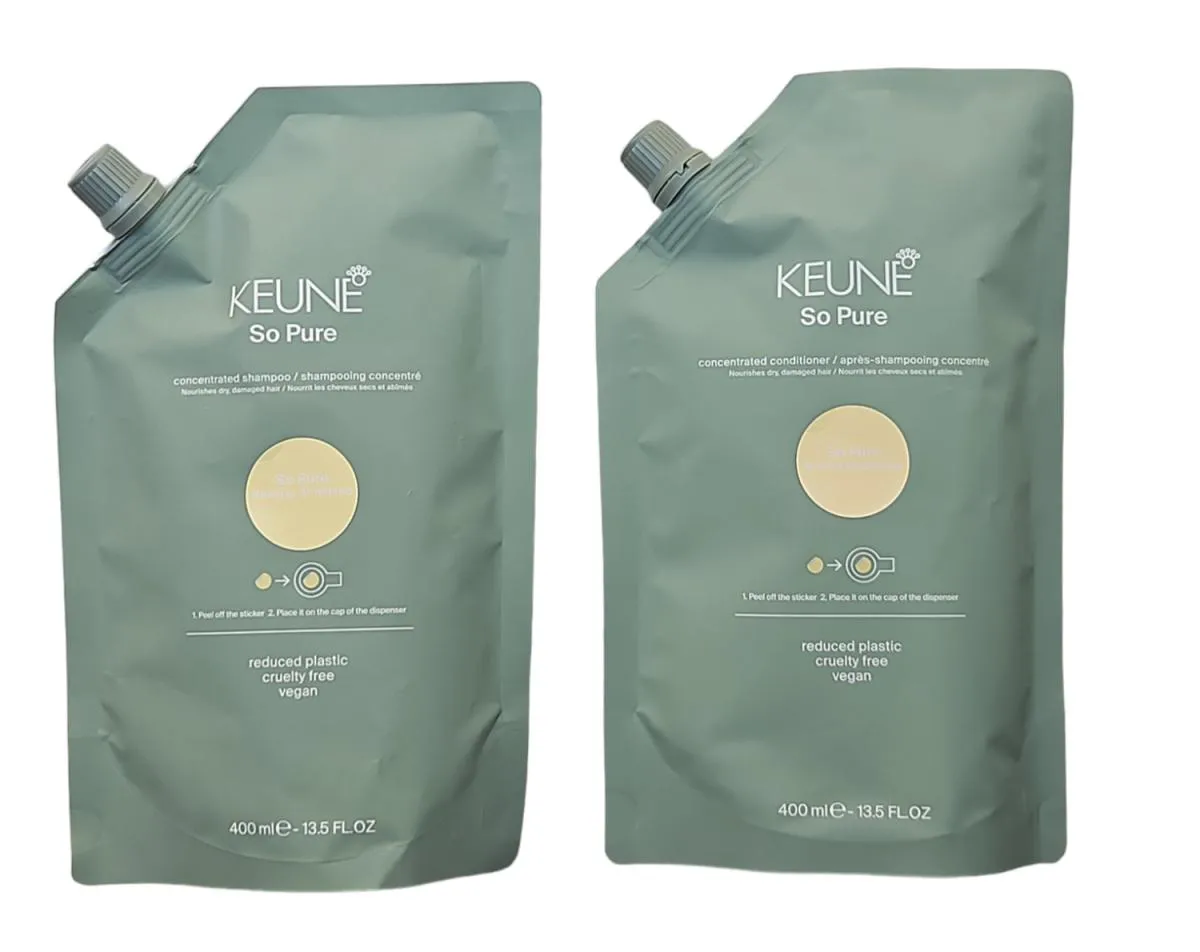 KEUNE SHAMPOO + CONDICIONADOR SO PURE RESTORE 400ML
