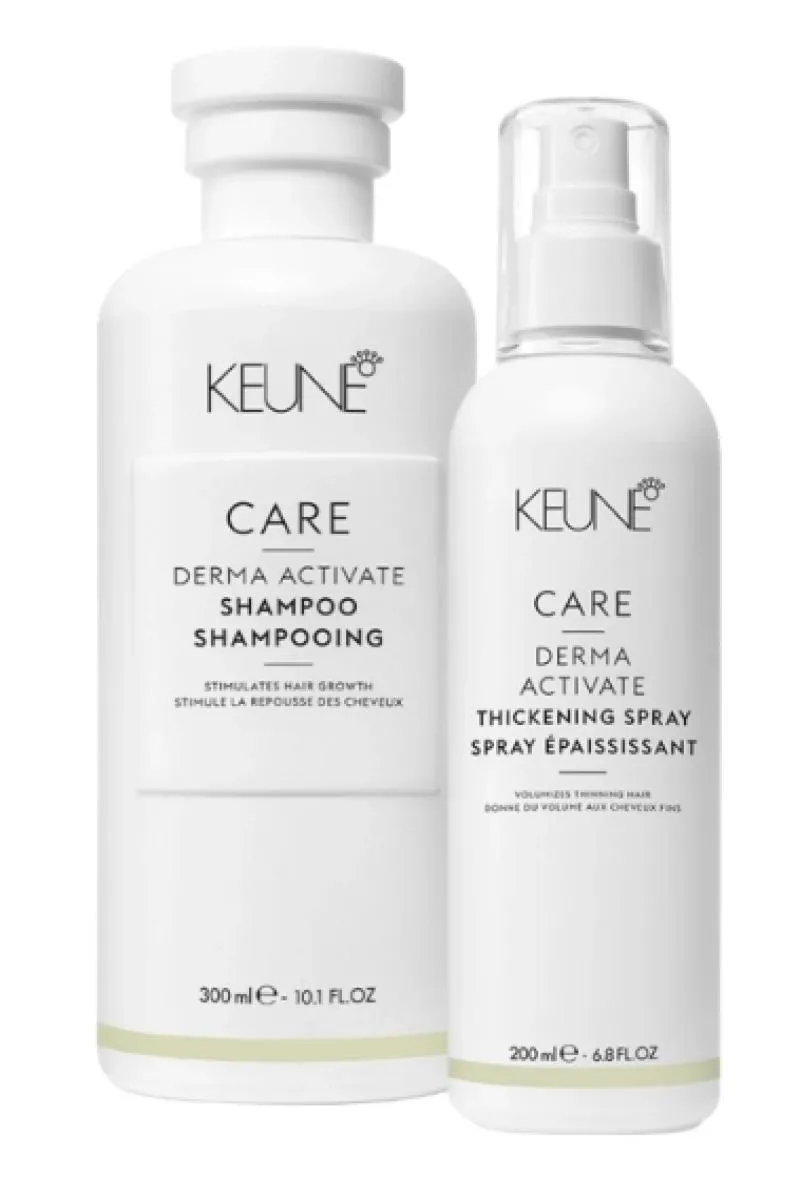 KEUNE DERMA ACTIVATE SHAMPOO + THICKENING SPRAY