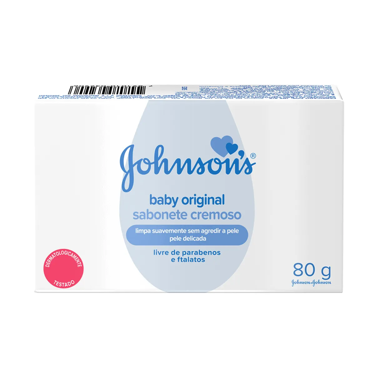 Sabonete em Barra Johnson's Baby Original com 80g