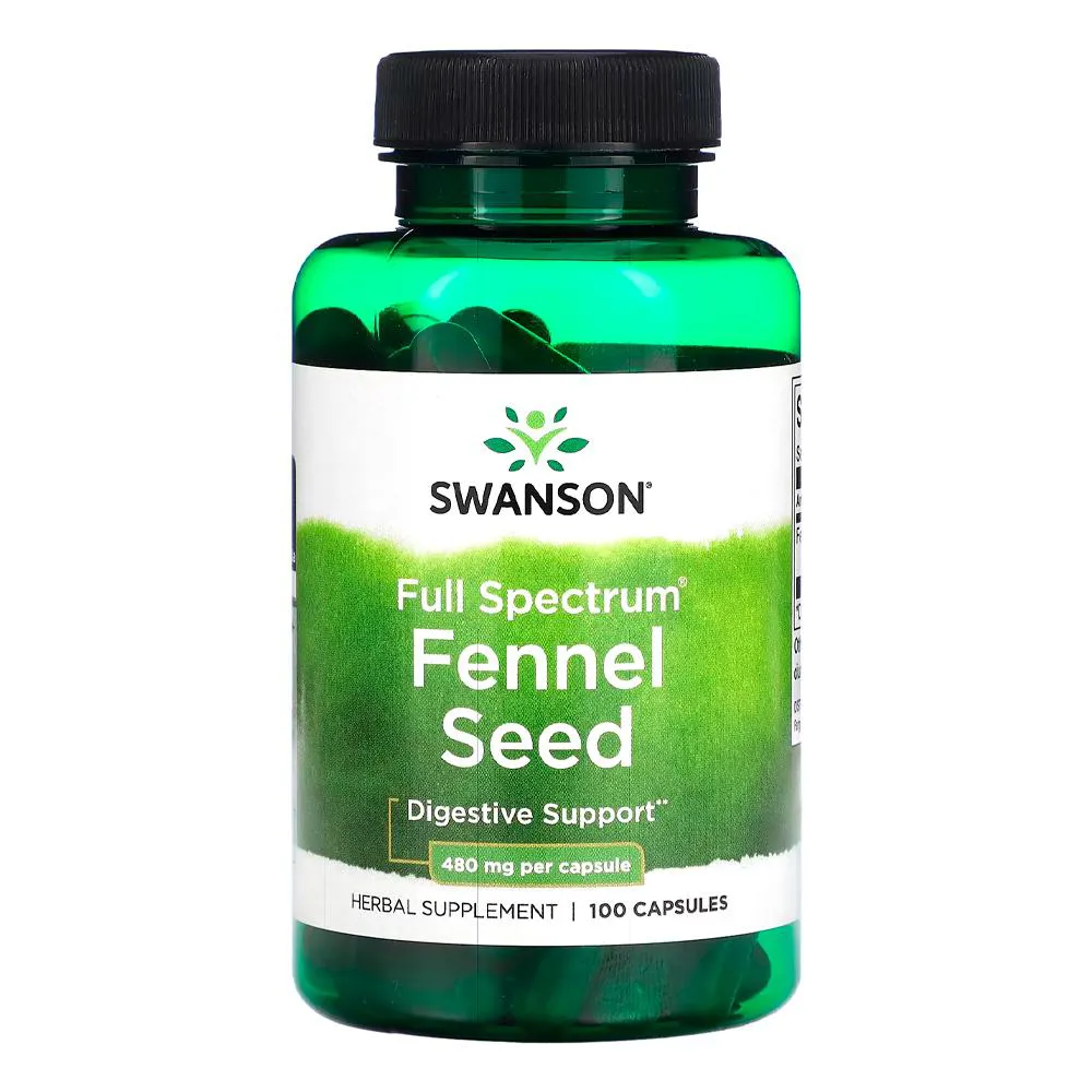 SEMENTE DE FUNCHO 480MG SWANSON 100 CáPSULAS IMPORTADO