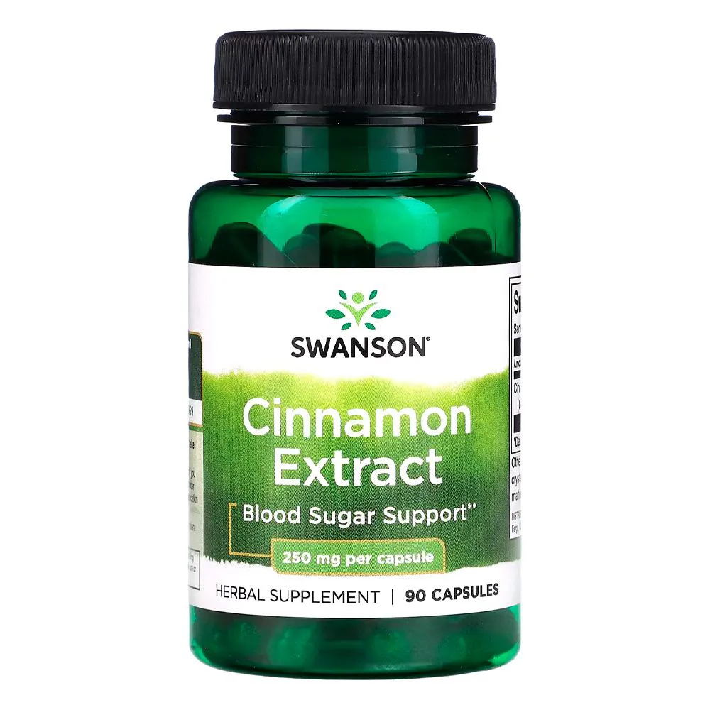 EXTRATO DE CANELA 250MG SWANSON 90 CáPSULAS IMPORTADO