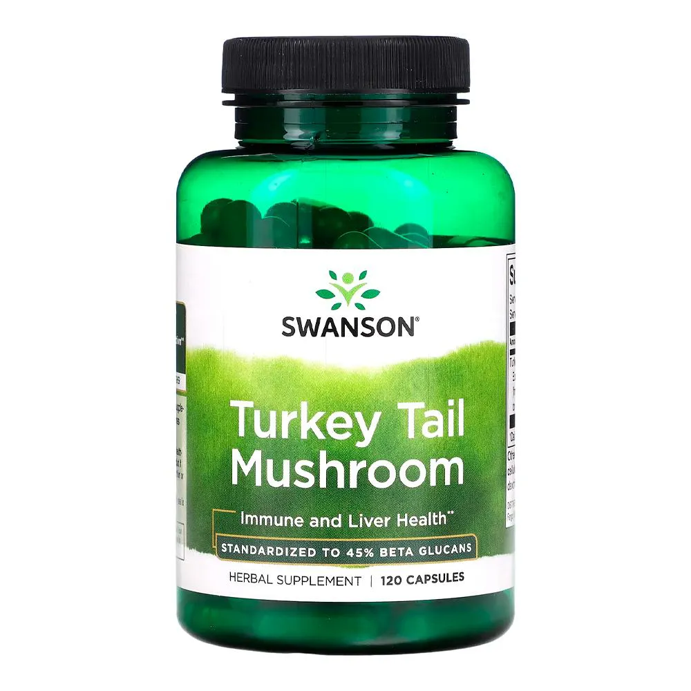 COGUMELO TURKEY TAIL 500MG SWANSON 120 CAPS IMPORTADO