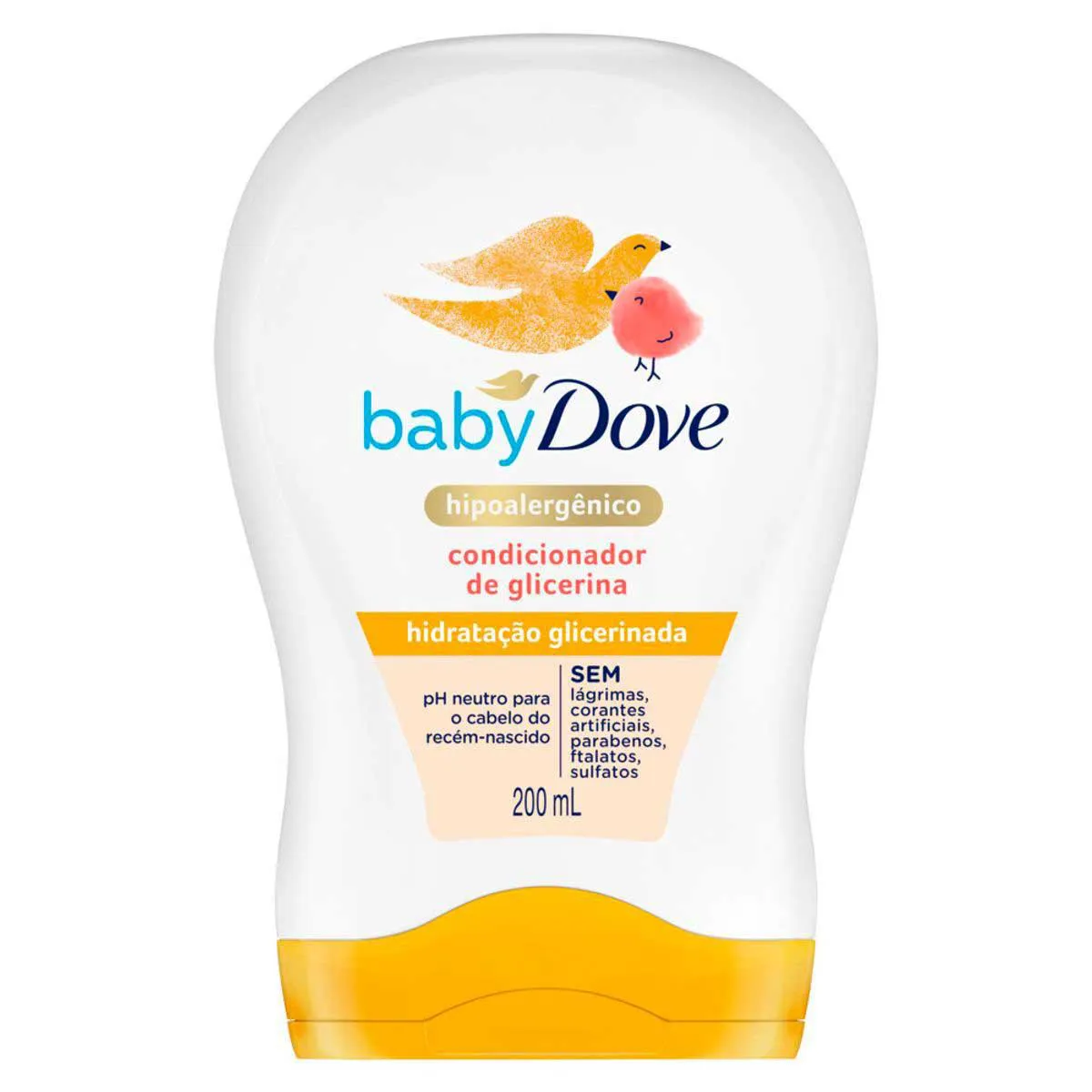 Condicionador de Glicerina Baby Dove Hidratação Glicerinada com 200ml