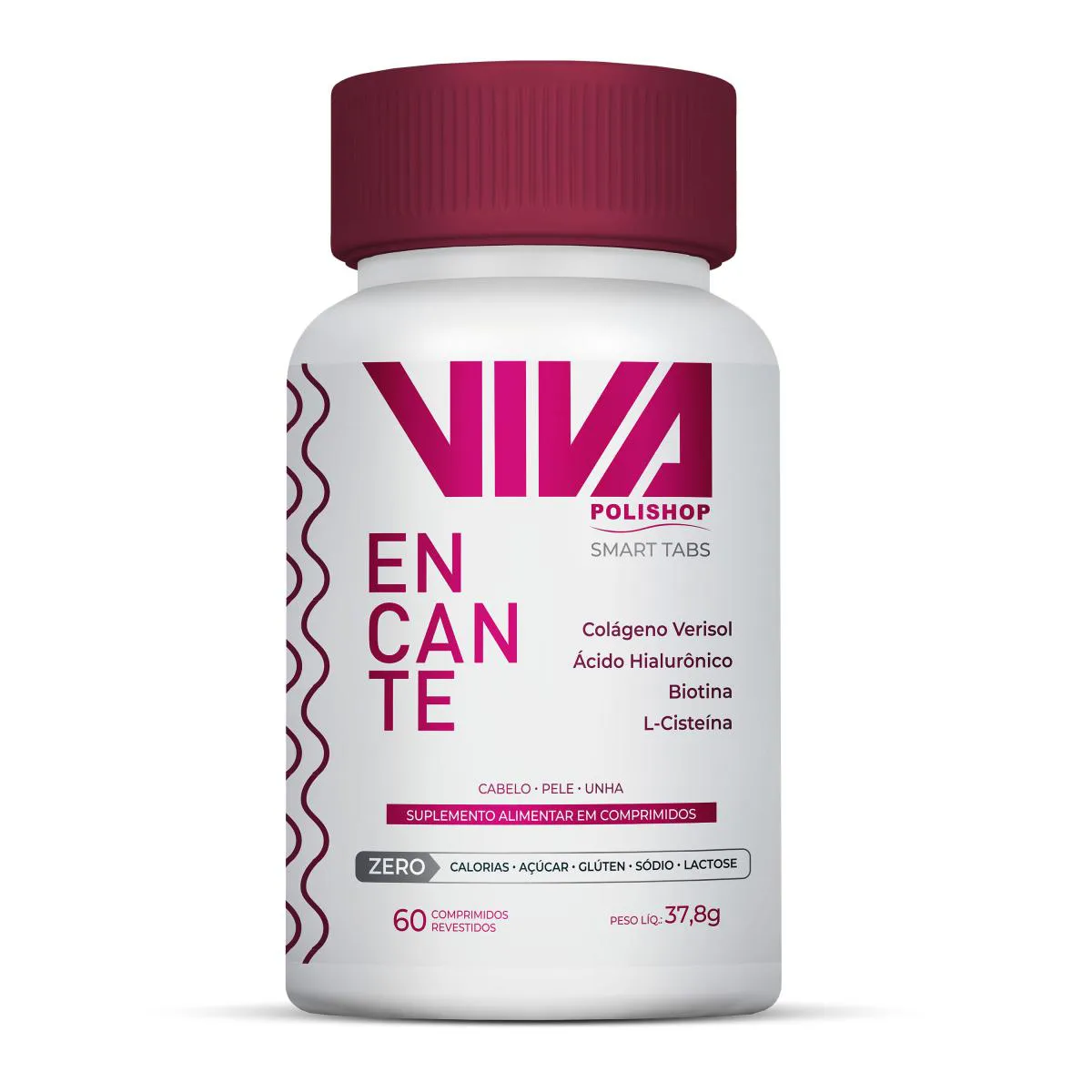 SUPLEMENTO PARA CABELO, PELE E UNHAS ENCANTE VIVA POLISHOP | ENCANTE