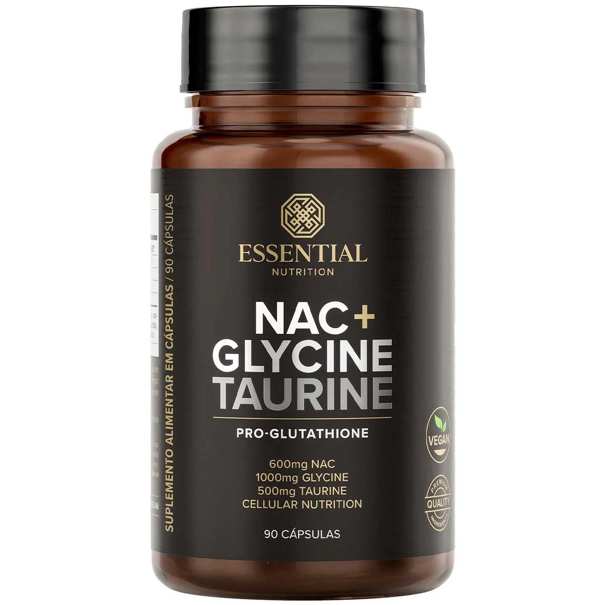 NAC + GLYCINE + TAURINE - (90 CAPSULAS) - ESSENTIAL NUTRITION