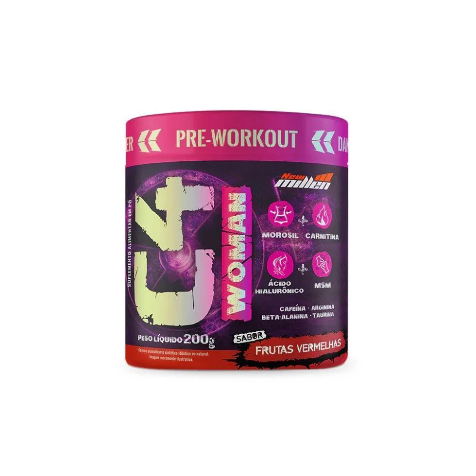 C4 WOMAN (200G) - SABOR: FRUTAS VERMELHAS