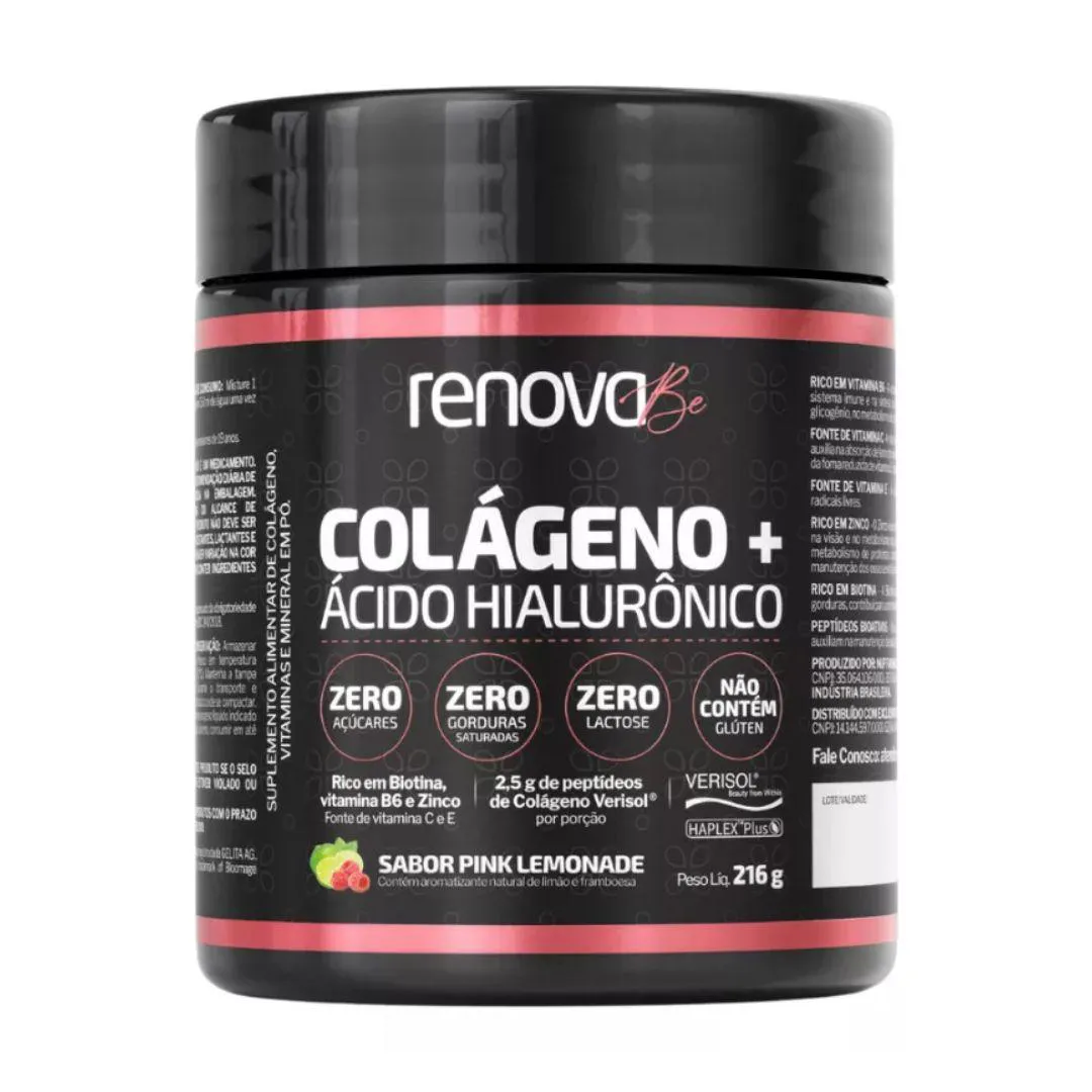 COLáGENO ÁCIDO HIALURôNICO RENOVA BE VERISOL PINK LEMONADE
