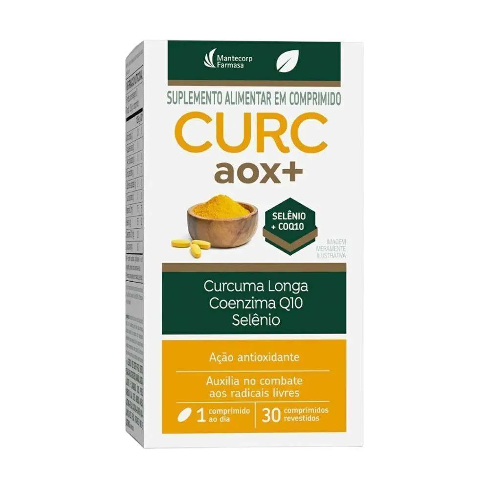 CURC AOX+ MANTECORP 30 COMPRIMIDOS
