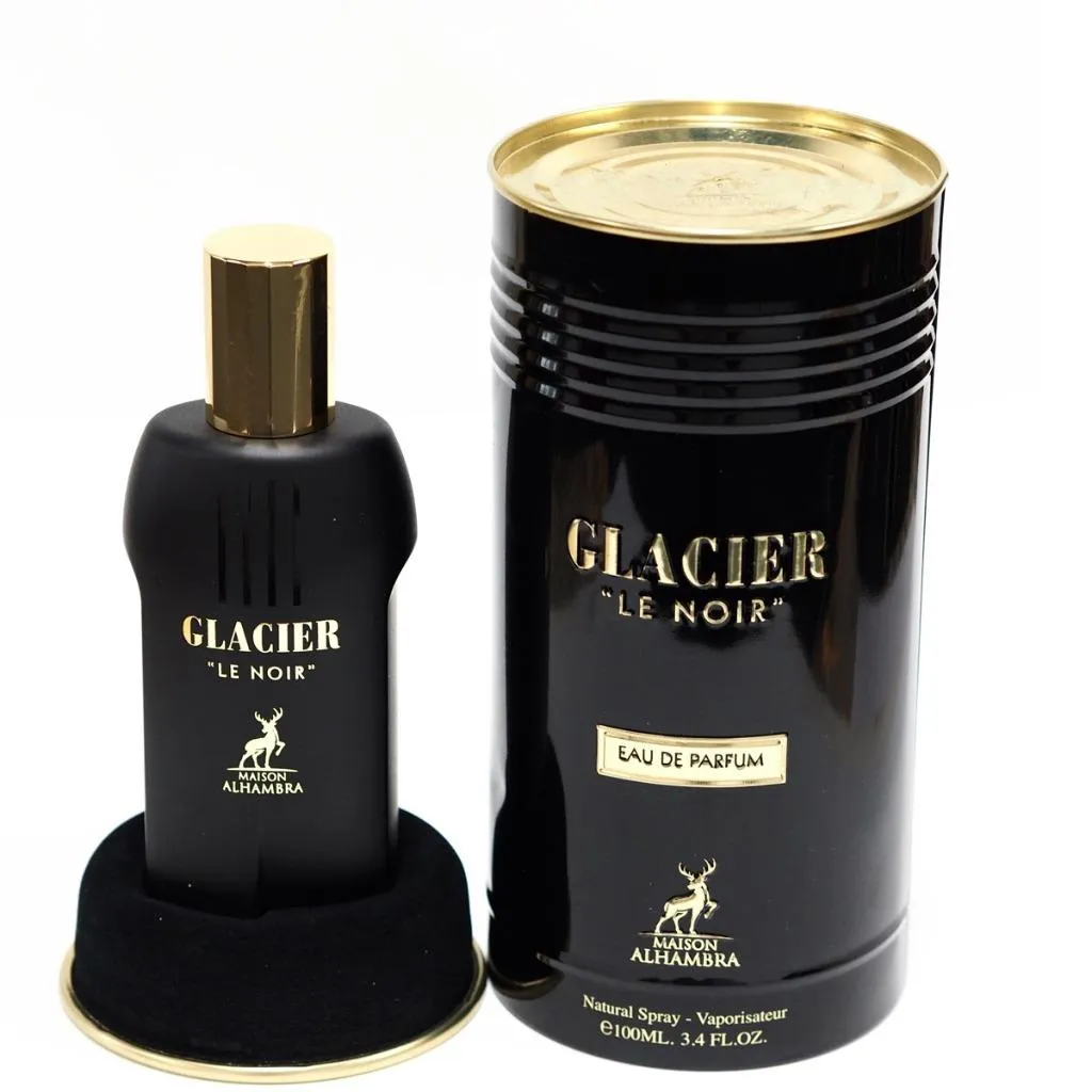 PERFUME MASCULINO MAISON ALHAMBRA GLACIER LE NOIR EAU DE PARFUM100ML